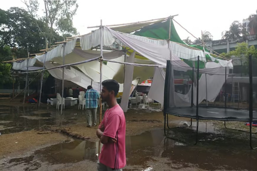 ফেনীতে কালবৈশাখীর তাণ্ডব: লণ্ডভণ্ড লোকজ মেলার মাঠ
